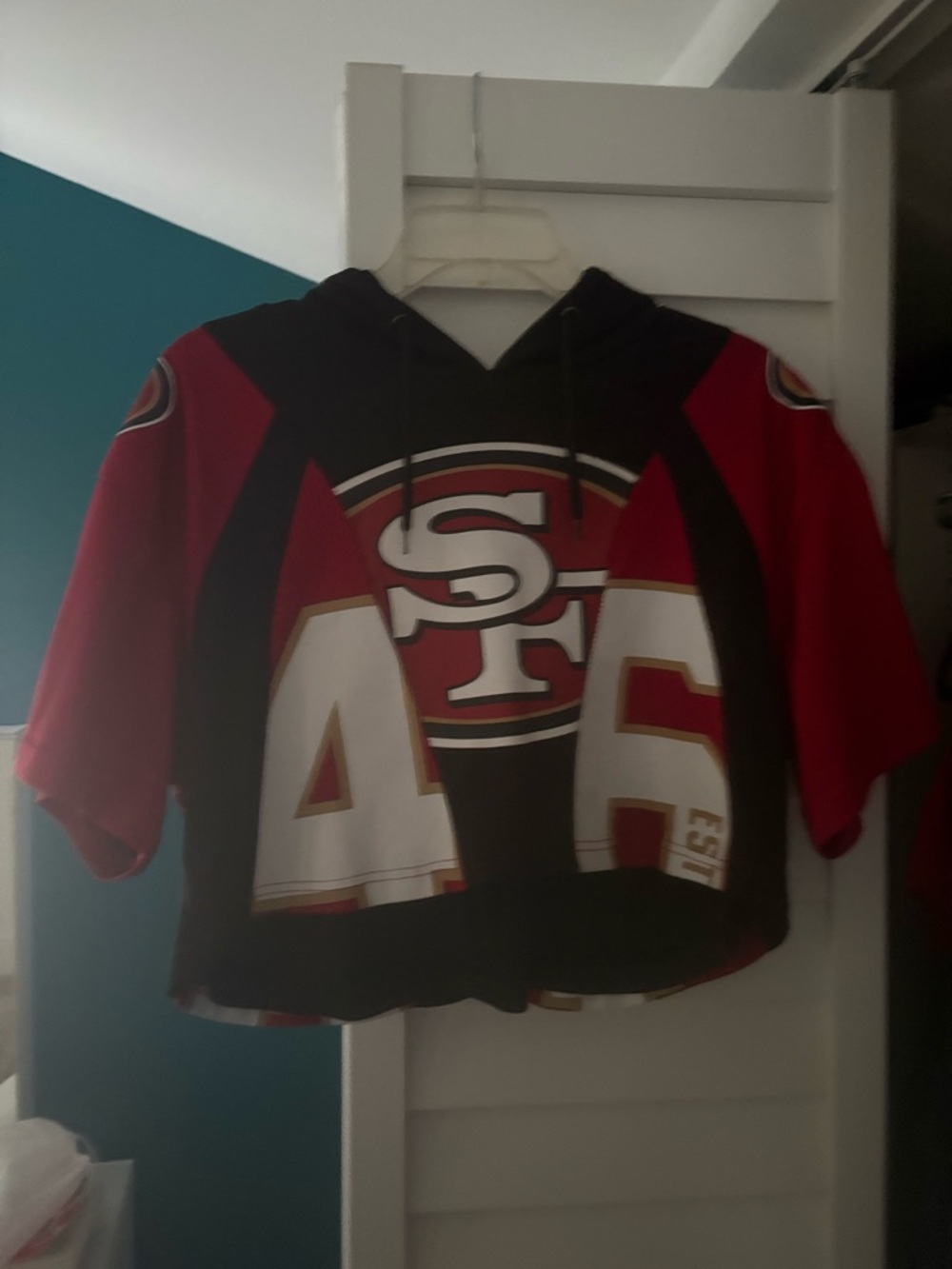 ❤️💛San Francisco 49ers Short Sleeve Hoodie